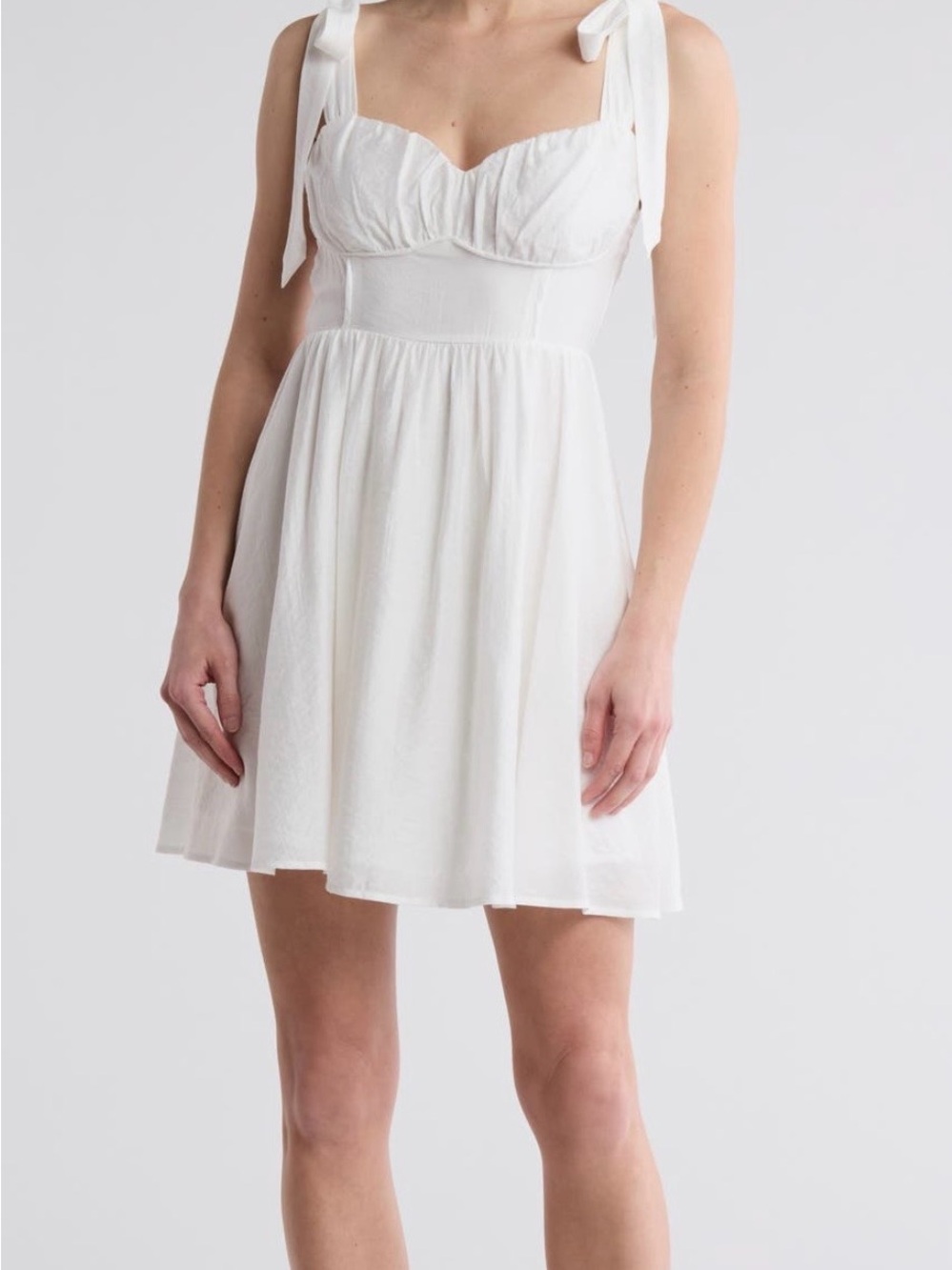 Light Mint Tie-Strap Sundress